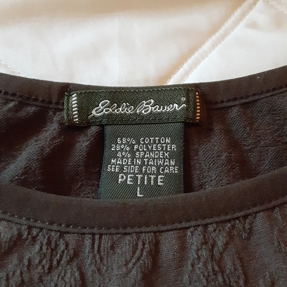 🎄sale Eddie Bauer Textured pullover long-sleeve vintage top Women's LP EUC - Picture 2 of 9
